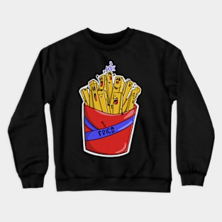 I love fries Crewneck Sweatshirt